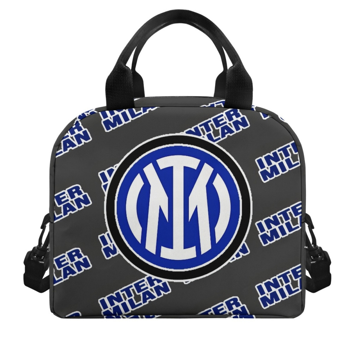 Inter Milan Football Club Insulated Lunch Bag Box - Inter Football Club Medley Monogram Wordmark