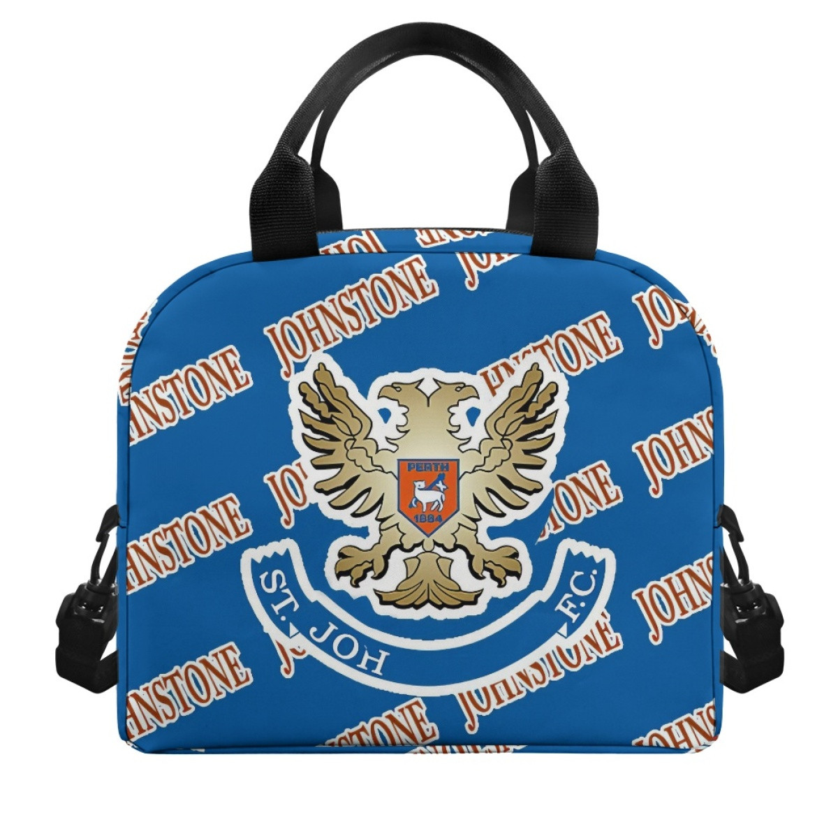 St Johnstone FC Insulated Lunch Bag Box - Johnstone Football Club Medley Monogram Wordmark
