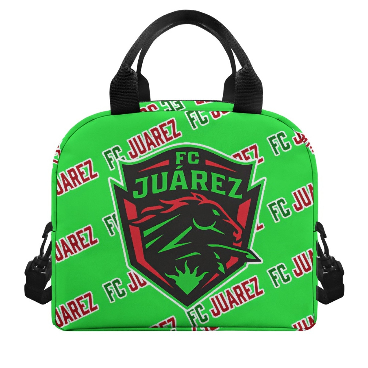 FC Juarez Insulated Lunch Bag Box - Juarez Football Club Medley Monogram Wordmark