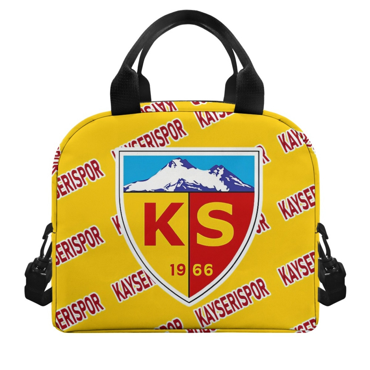 Kayserispor Insulated Lunch Bag Box - Kayserispor Football Club Medley Monogram Wordmark