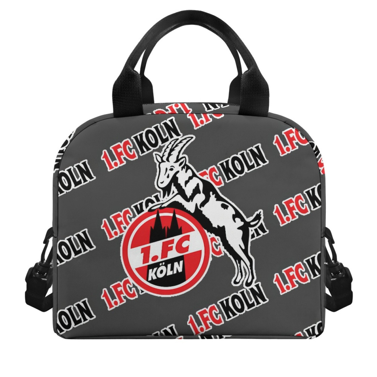FC Koln Football Club Insulated Lunch Bag Box - Koln Football Club Medley Monogram Wordmark