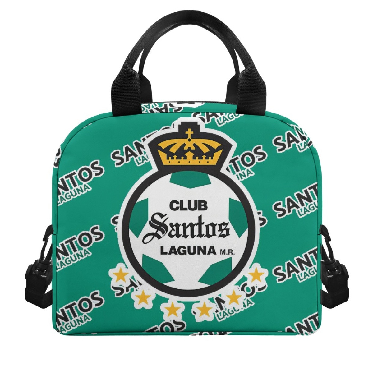 Santos Laguna Insulated Lunch Bag Box - Laguna Football Club Medley Monogram Wordmark