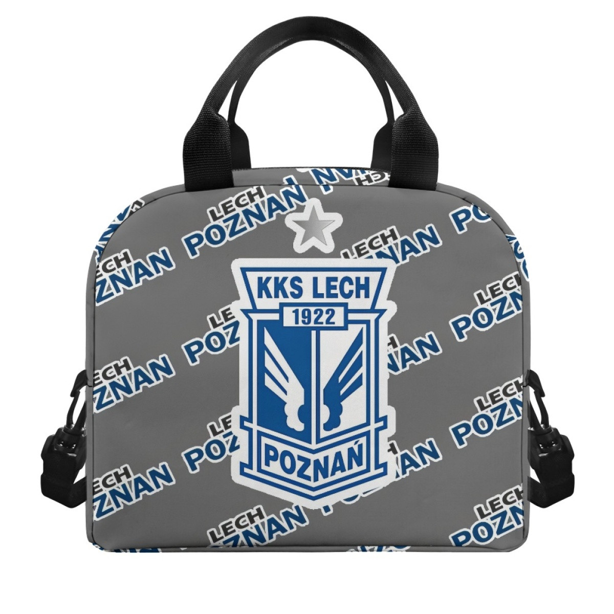Lech Poznan Insulated Lunch Bag Box - Lech Football Club Medley Monogram Wordmark