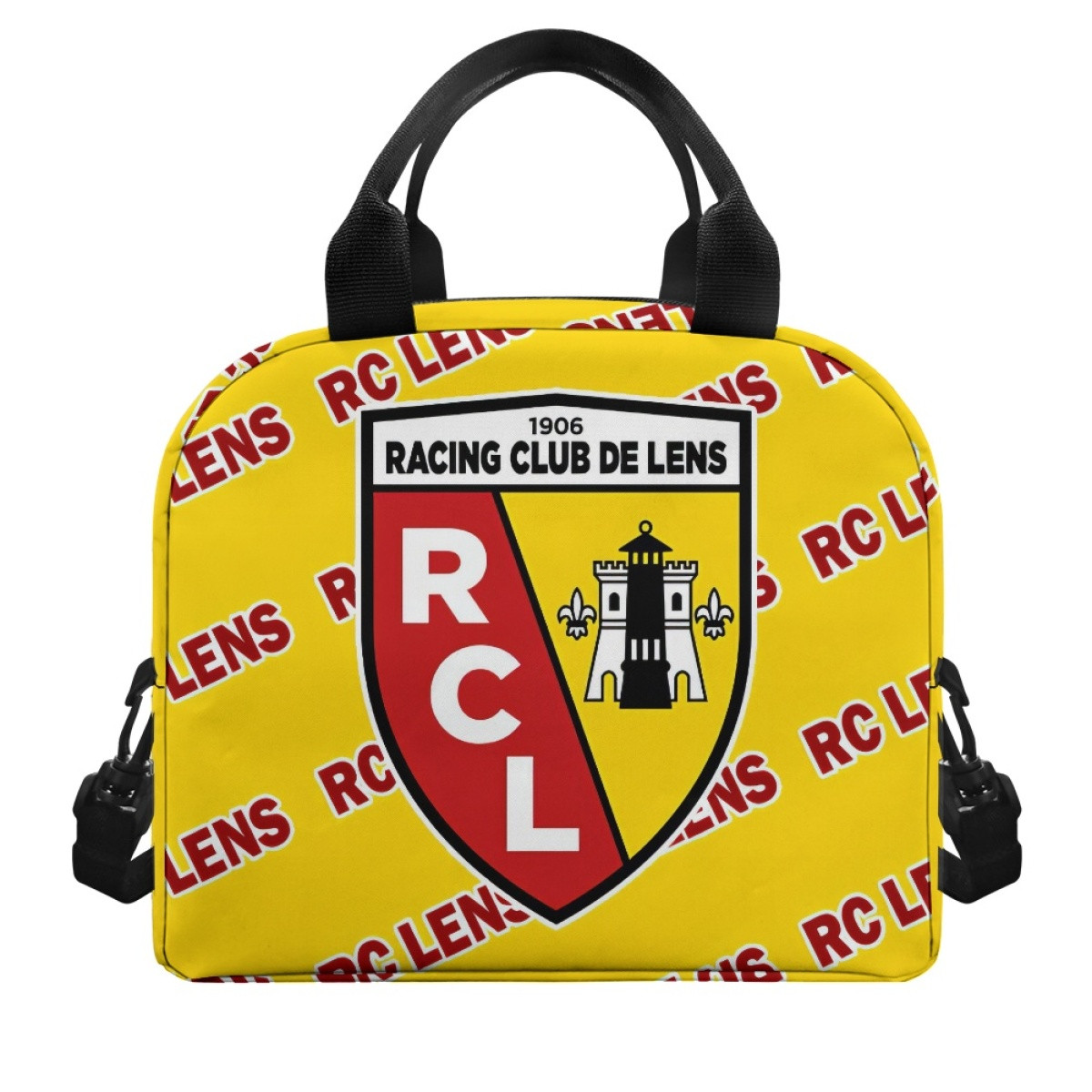 RC Lens Football Club Insulated Lunch Bag Box - Lens Football Club Medley Monogram Wordmark