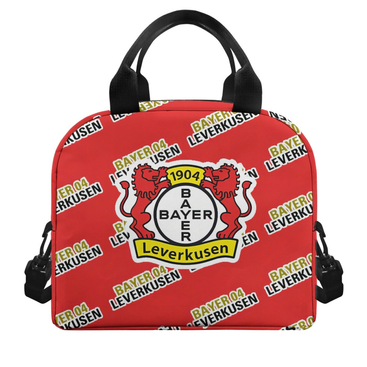 Bayer Leverkusen Football Club Insulated Lunch Bag Box - Leverkusen Football Club Medley Monogram Wordmark