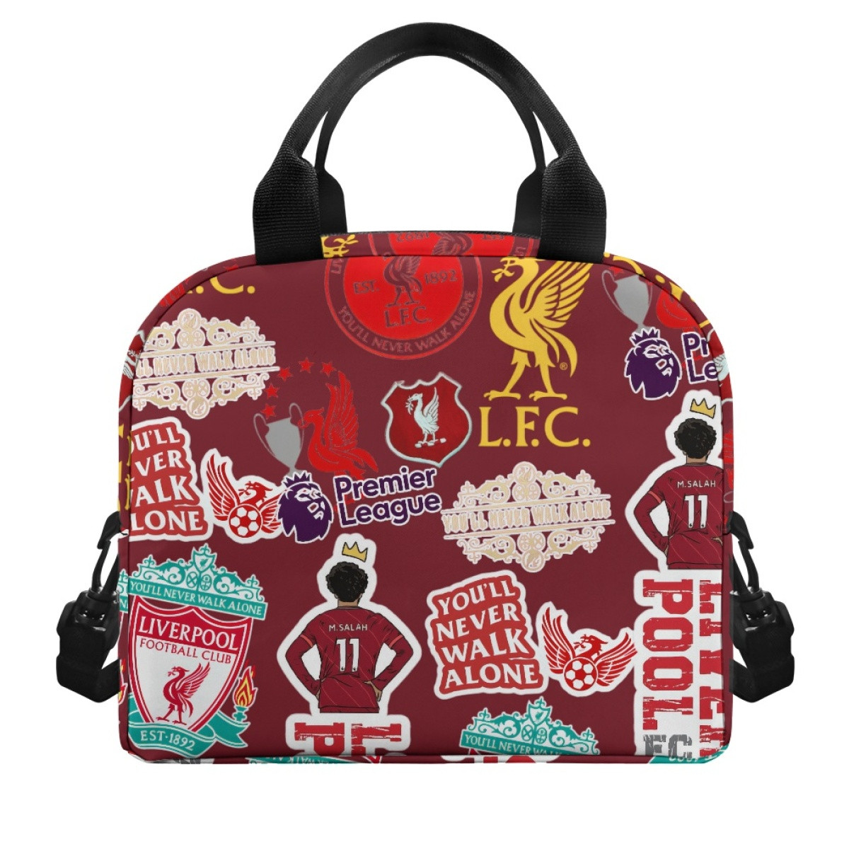 Liverpool F.C Lunch Box - Liverpool F.C Mania Collage Logo