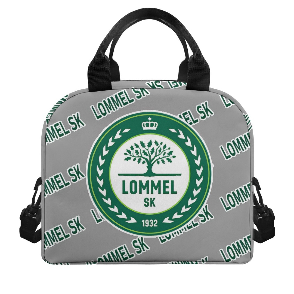 Lommel SK Insulated Lunch Bag Box - Lommel Football Club Medley Monogram Wordmark