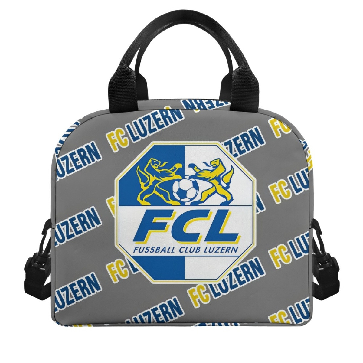 FC Luzern Insulated Lunch Bag Box - Luzern Football Club Medley Monogram Wordmark