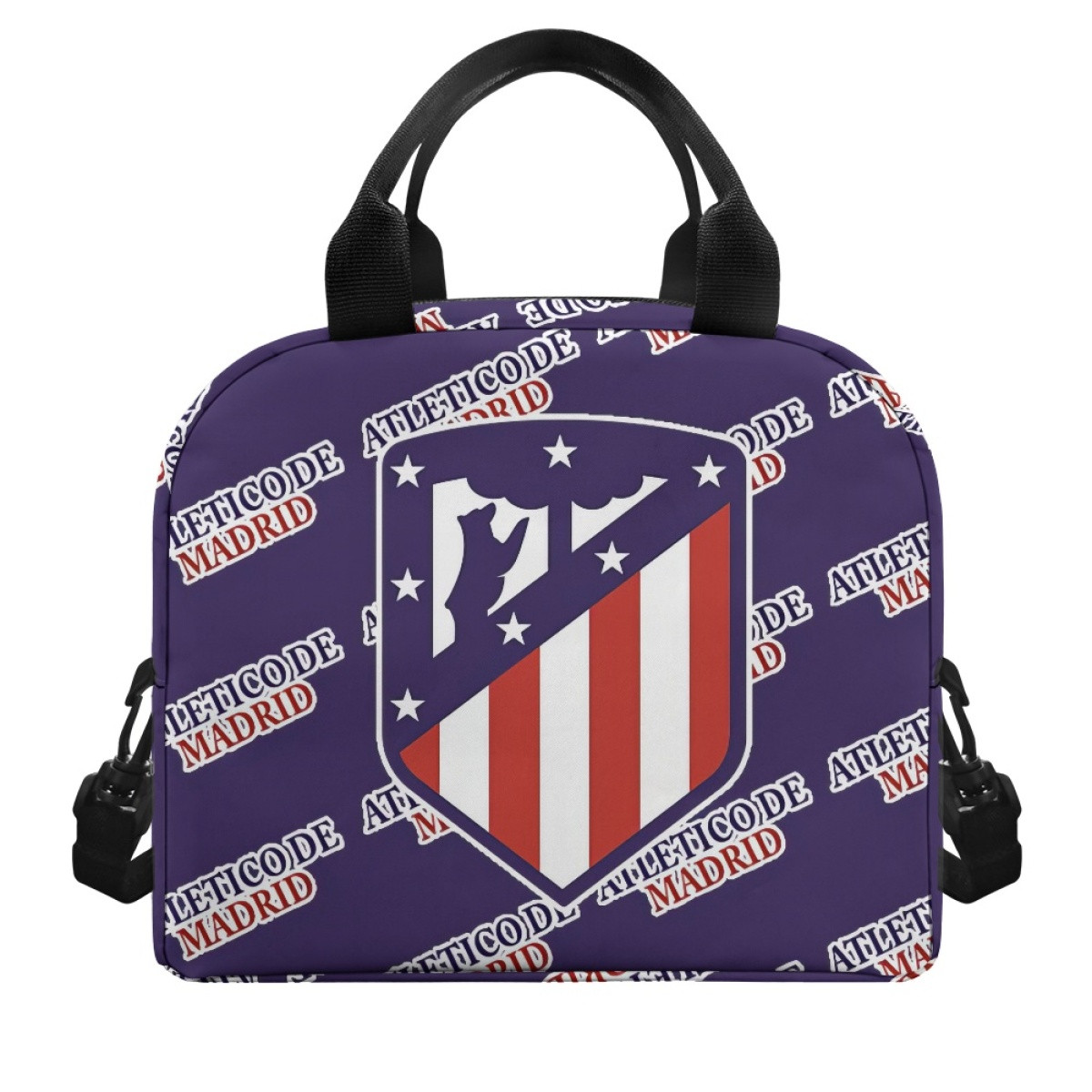 Atletico de Madrid Insulated Lunch Bag Box - Atletico Football Club Medley Monogram Wordmark