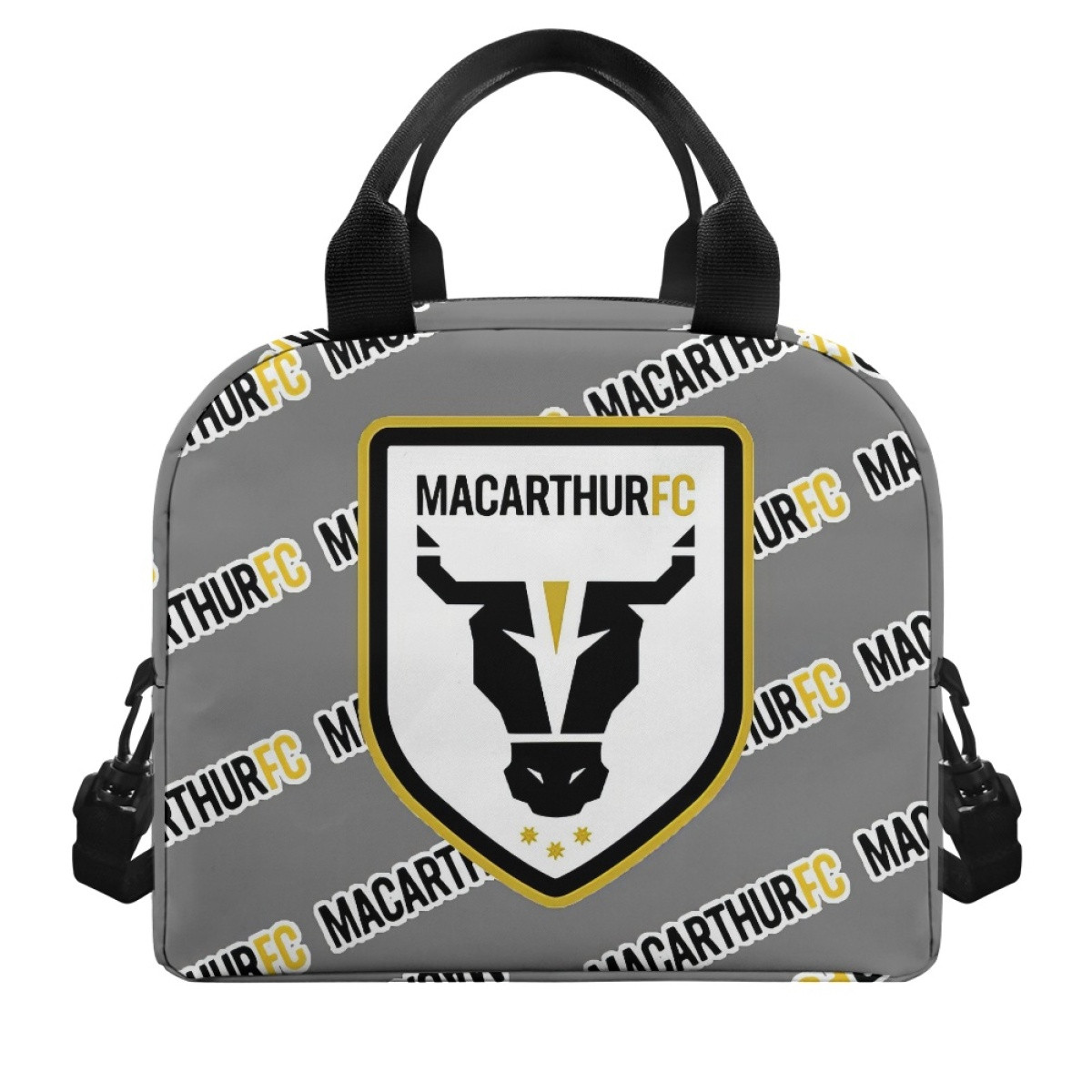 Macarthur FC Insulated Lunch Bag Box - Macarthur Football Club Medley Monogram Wordmark