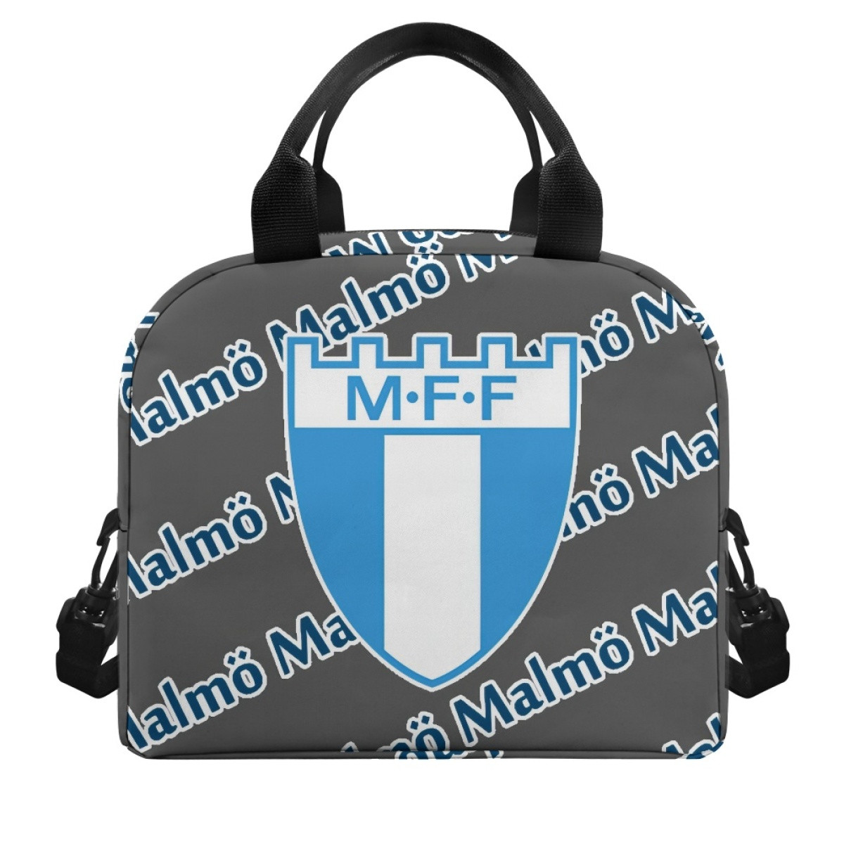 Malmo FF Insulated Lunch Bag Box - Malmo Football Club Medley Monogram Wordmark