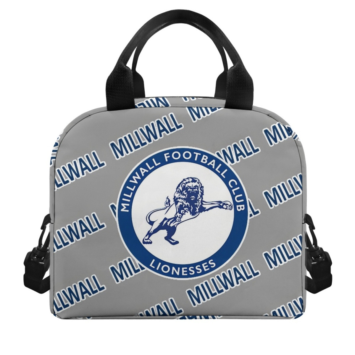 Millwall FC Insulated Lunch Bag Box - Millwall Football Club Medley Monogram Wordmark