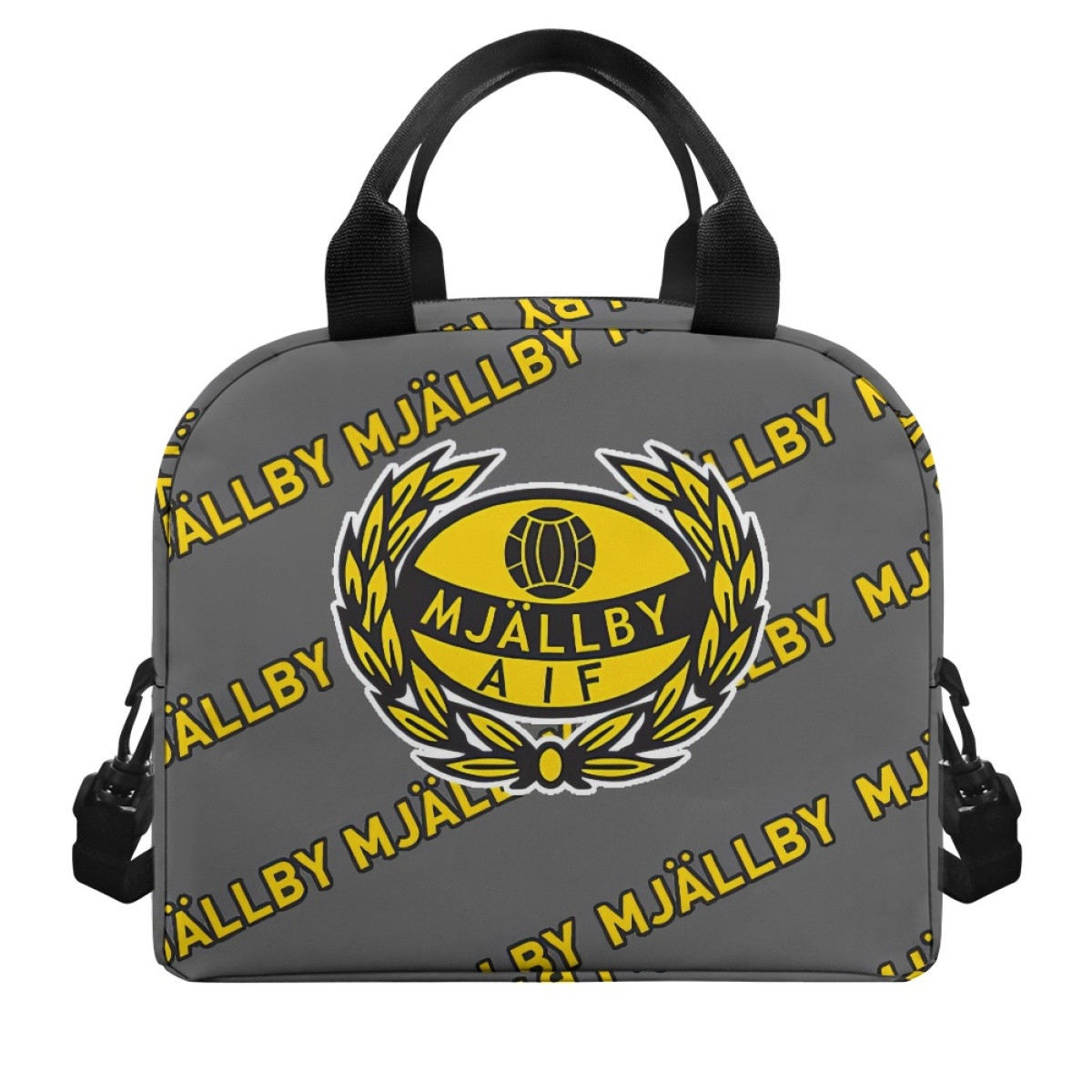 Mmjallby AIF Insulated Lunch Bag Box - Mmjallby Football Club Medley Monogram Wordmark