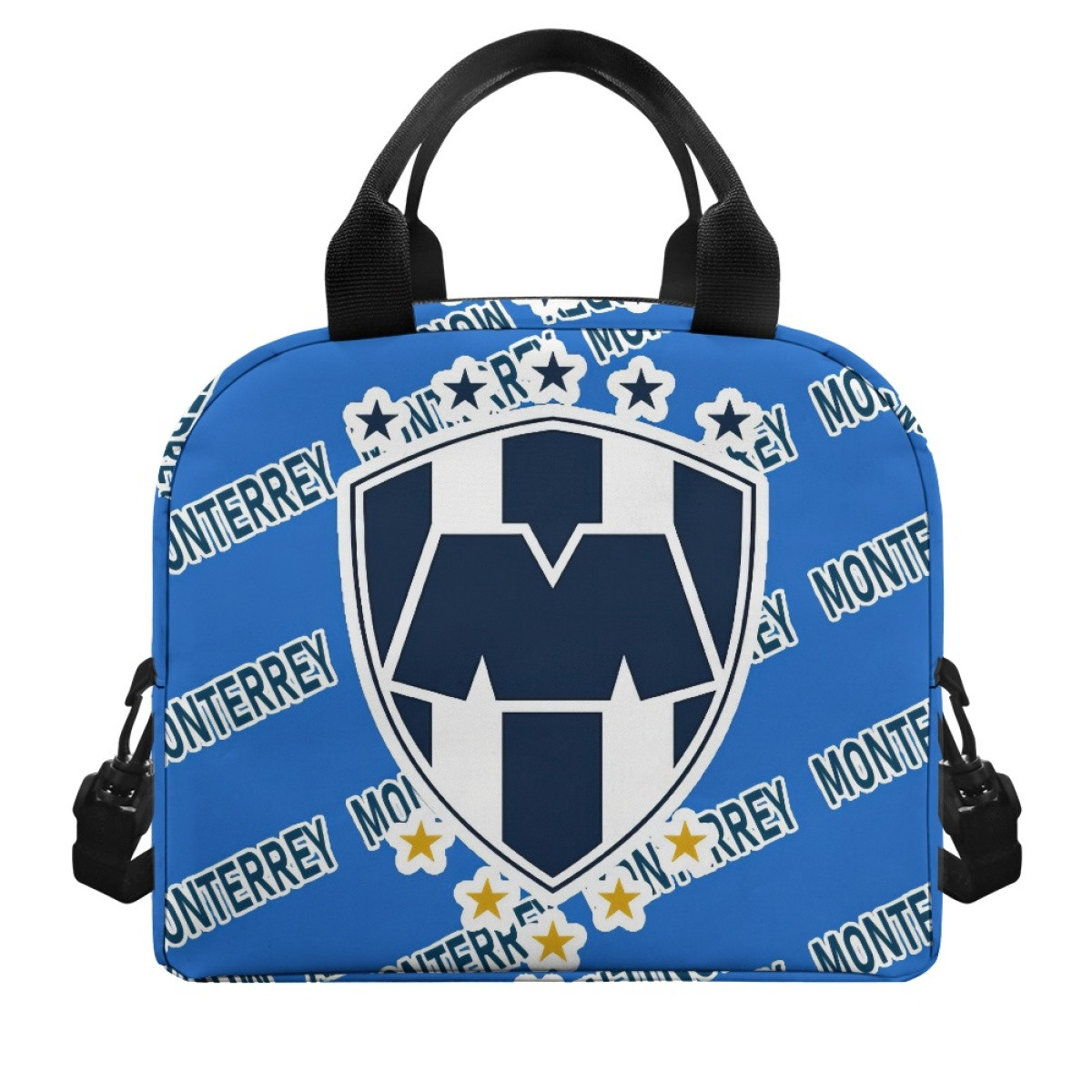 CF Monterrey Insulated Lunch Bag Box - Monterrey Football Club Medley Monogram Wordmark