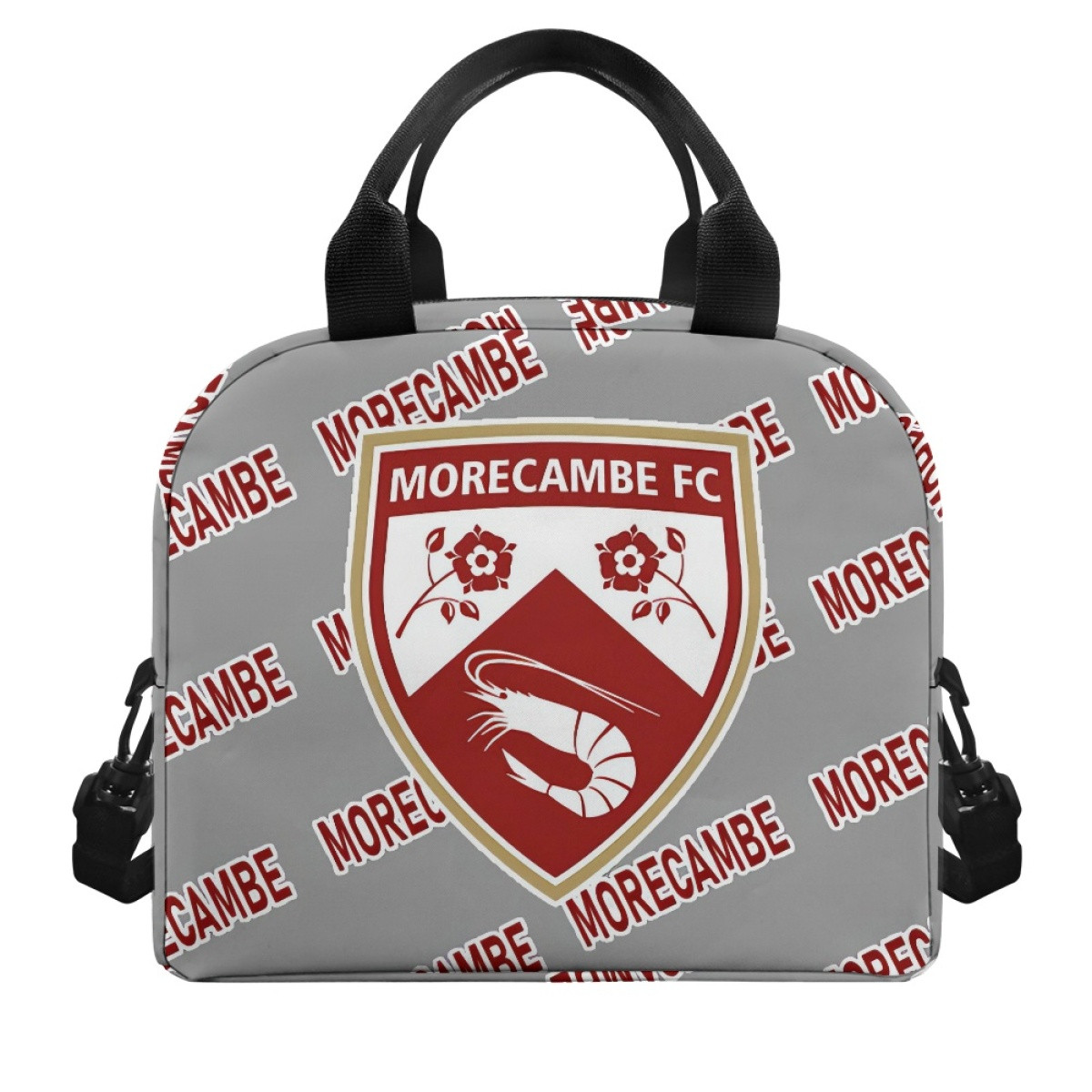 Morecambe FC Insulated Lunch Bag Box - Morecambe Football Club Medley Monogram Wordmark
