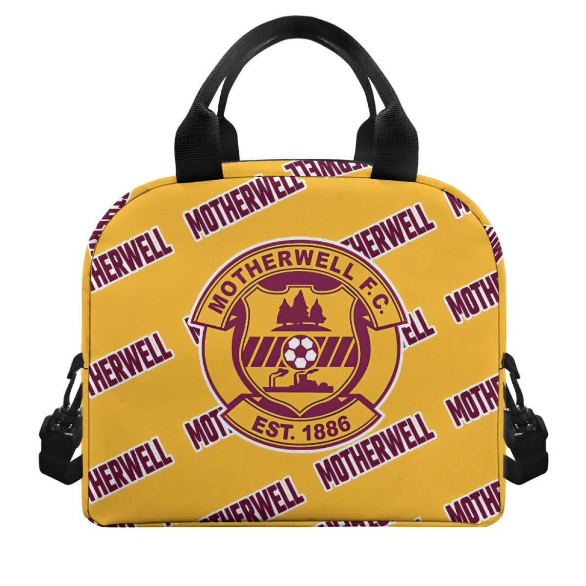 Motherwell FC Insulated Lunch Bag Box - Motherwell Football Club Medley Monogram Wordmark
