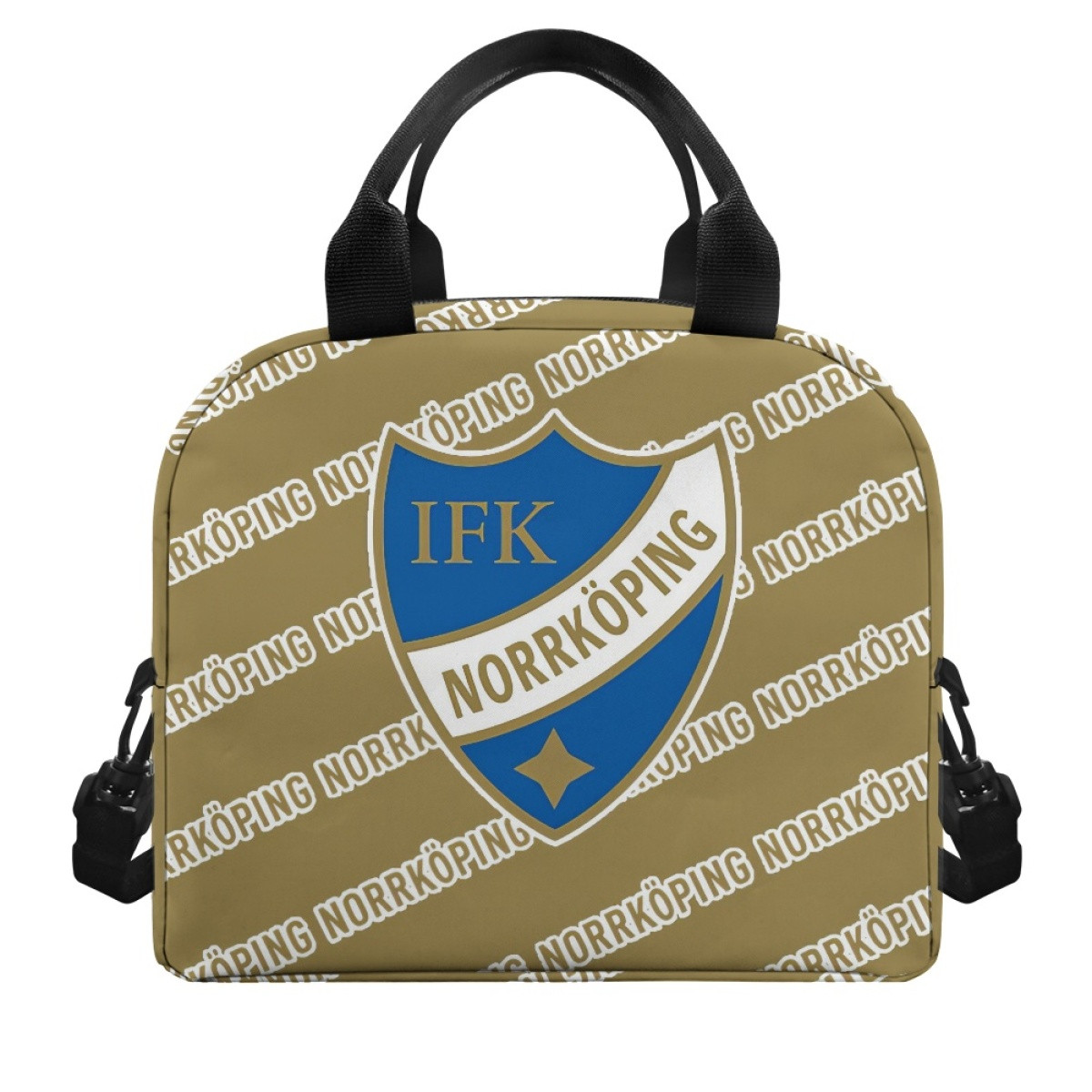 IFK Norrkoping Insulated Lunch Bag Box - Norrkoping Football Club Medley Monogram Wordmark