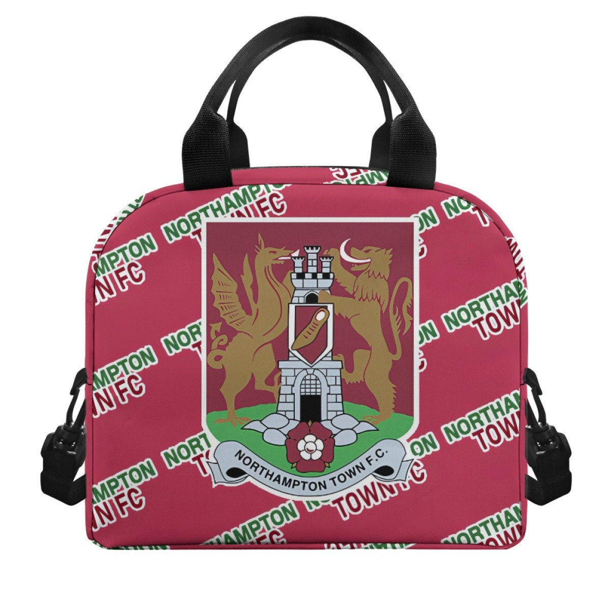 Northampton Town FC Insulated Lunch Bag Box - Northampton Football Club Medley Monogram Wordmark