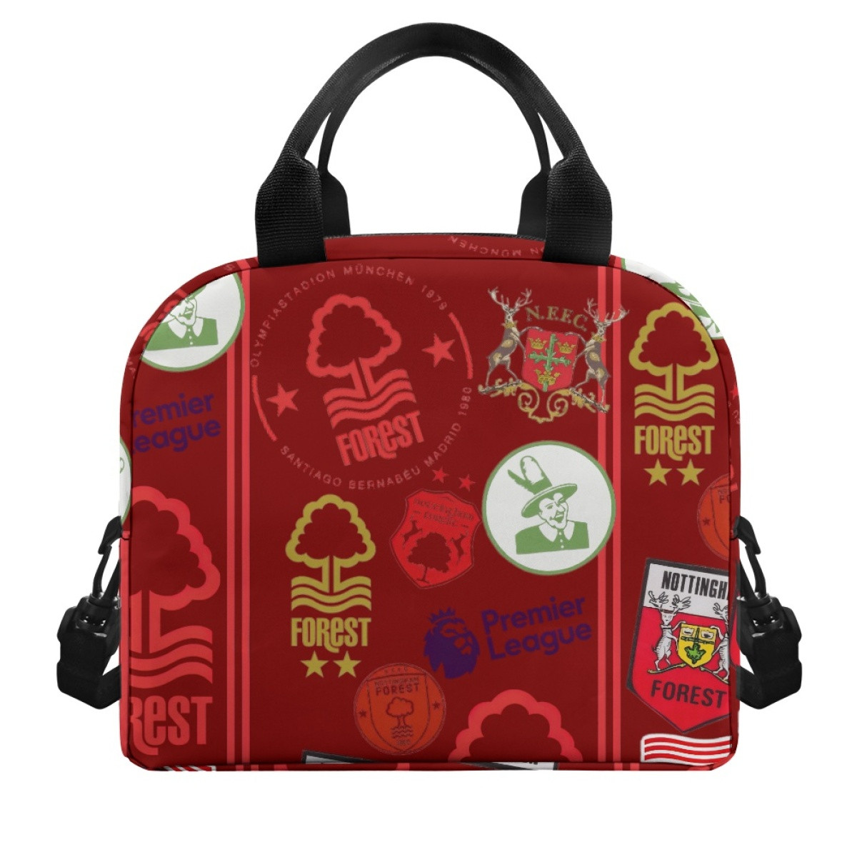 Nottingham Forest F.C Lunch Box - Nottingham Forest F.C Mania Collage Logo