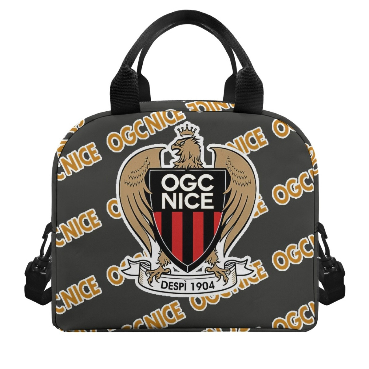 OGC Nice Football Club Insulated Lunch Bag Box - OGC Nice Football Club Medley Monogram Wordmark