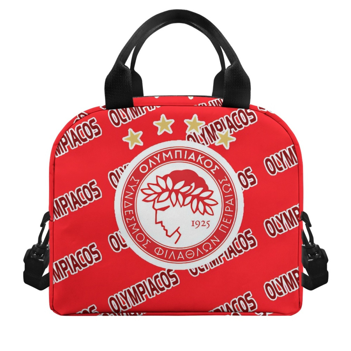 Olympiacos FC Insulated Lunch Bag Box - Olympiacos Football Club Medley Monogram Wordmark