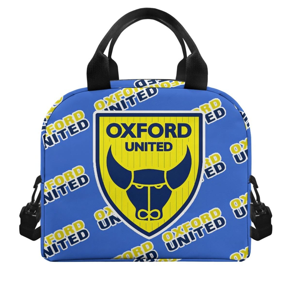 Oxford United FC Insulated Lunch Bag Box - Oxford Football Club Medley Monogram Wordmark