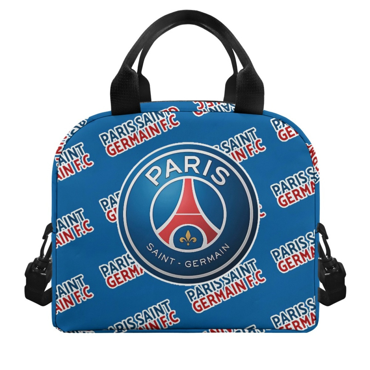 Paris Saint Germain FC Insulated Lunch Bag Box - Paris Saint-Germain Football Club Medley Monogram Wordmark
