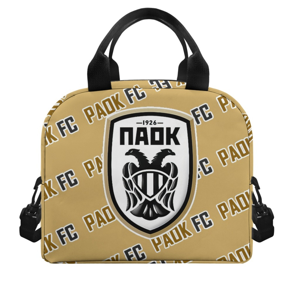 Paok FC Insulated Lunch Bag Box - Paok Football Club Medley Monogram Wordmark