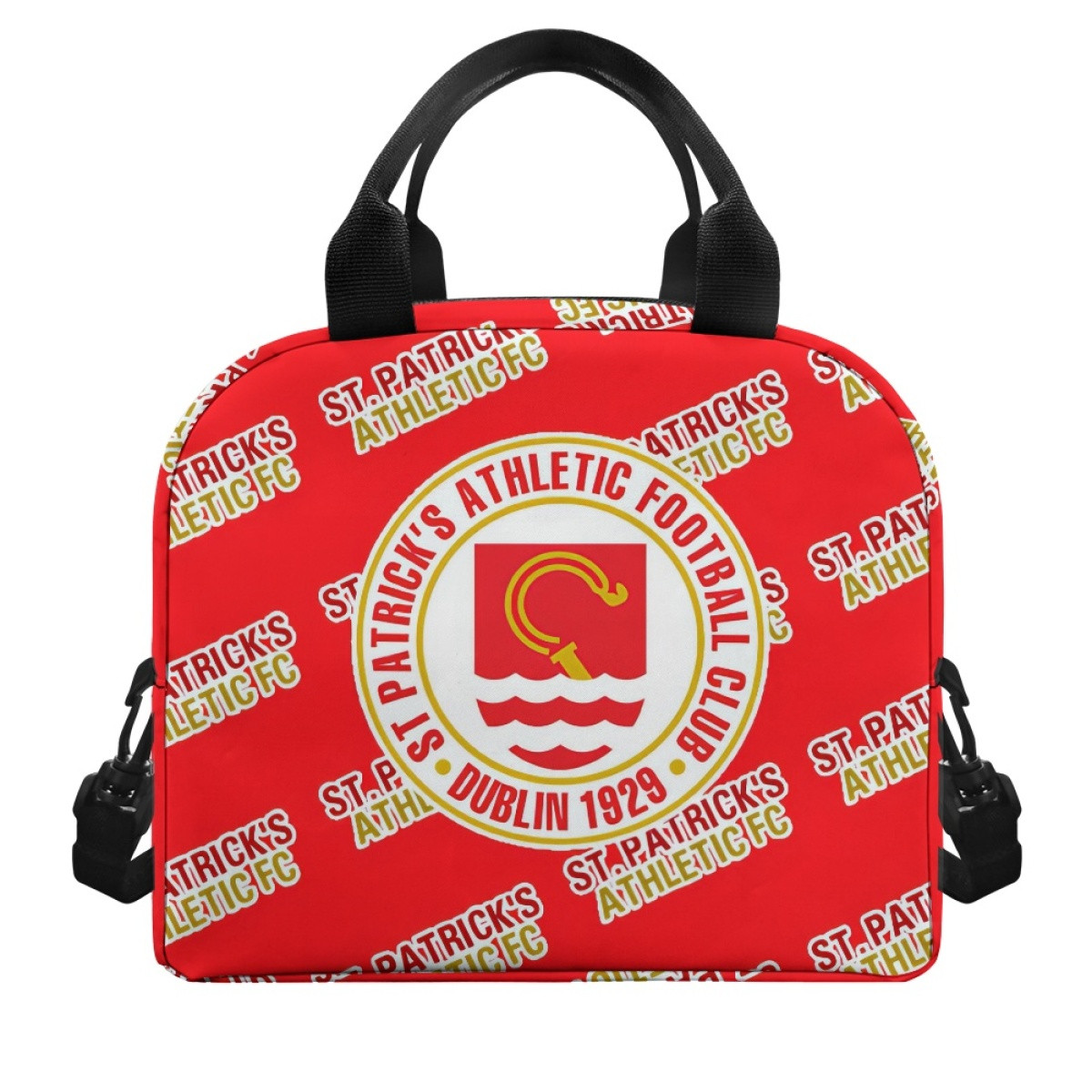 ST Patricks Athletic FC Insulated Lunch Bag Box - Patricks Football Club Medley Monogram Wordmark