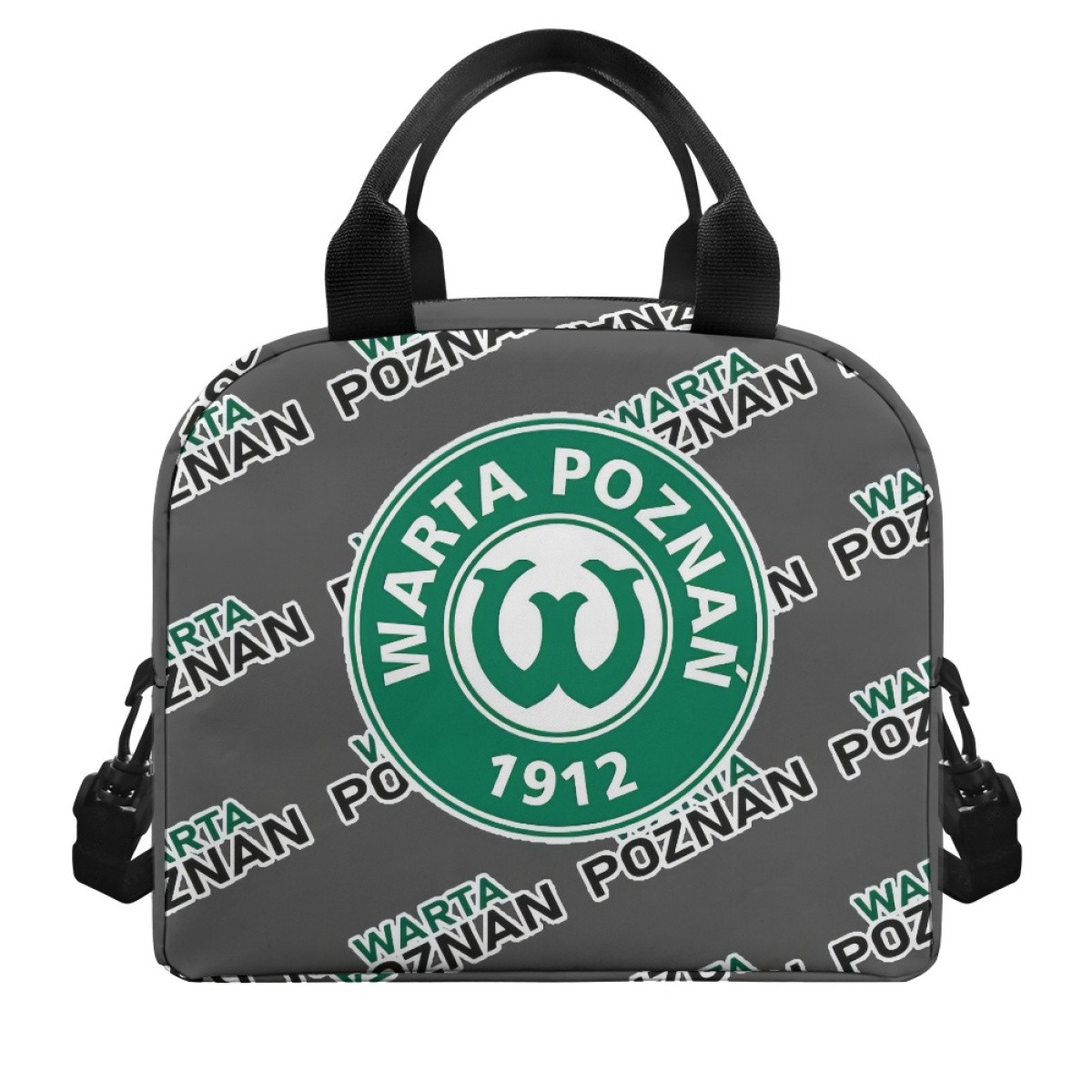 Warta Poznan Insulated Lunch Bag Box - Poznan Football Club Medley Monogram Wordmark