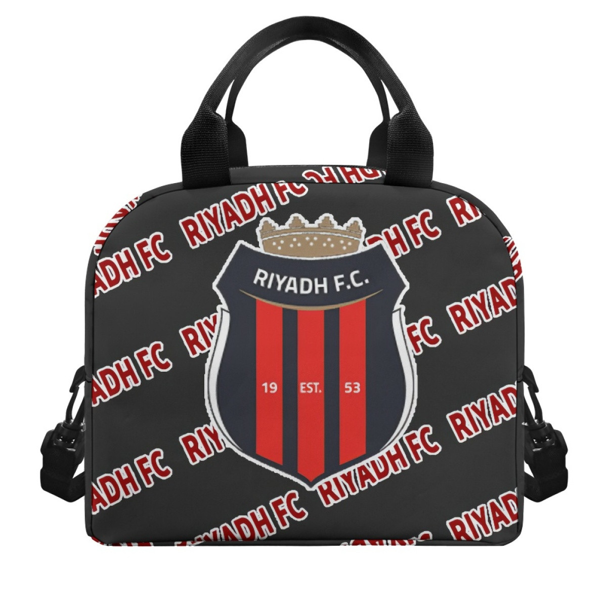 AL Riyadh FC Football Club Insulated Lunch Bag Box - Riyadh Football Club Medley Monogram Wordmark