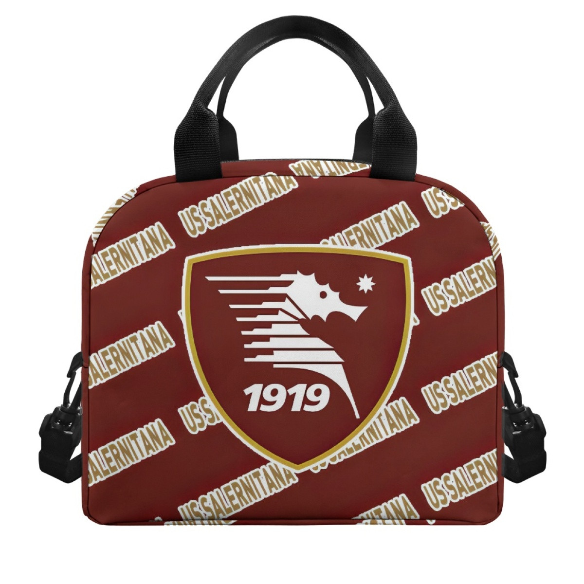 US Salernitana 1919 Football Club Insulated Lunch Bag Box - Salernitana Football Club Medley Monogram Wordmark