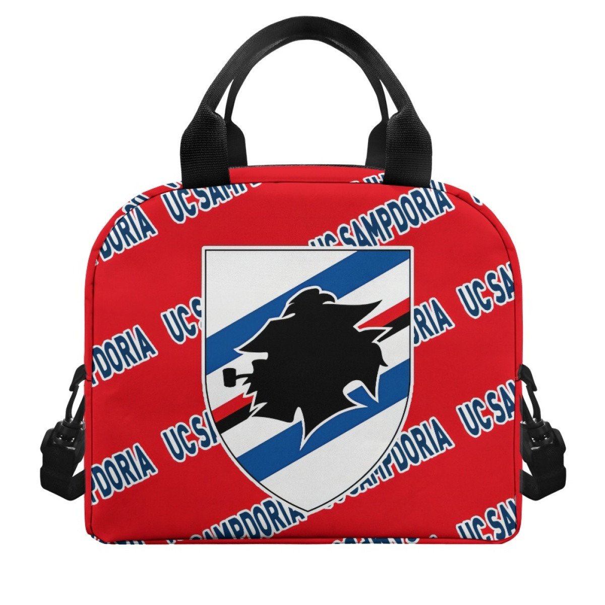 UC Sampdoria Football Club Insulated Lunch Bag Box - Sampdoria Football Club Medley Monogram Wordmark