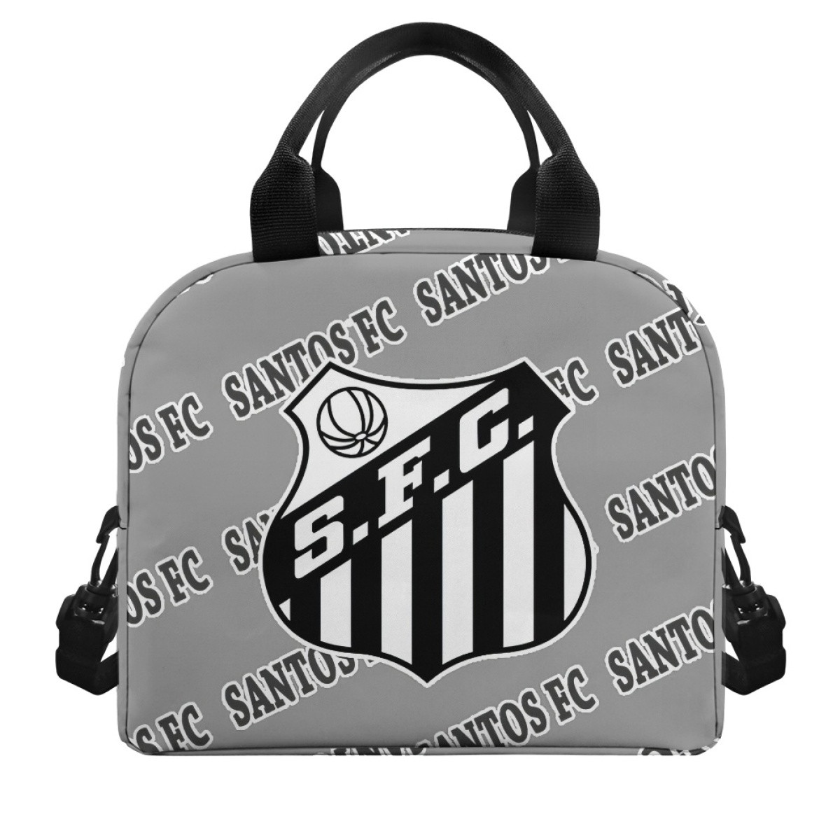 Santos FC Insulated Lunch Bag Box - Santos FC Football Club Medley Monogram Wordmark