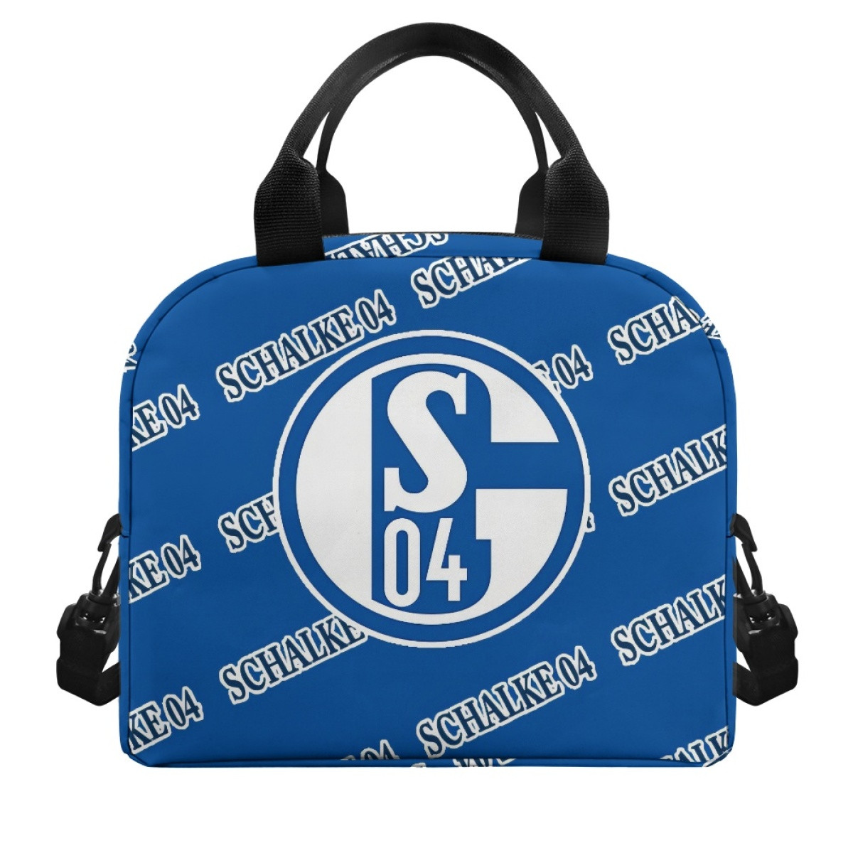 FC Schalke Football Club Insulated Lunch Bag Box - Schalke Football Club Medley Monogram Wordmark