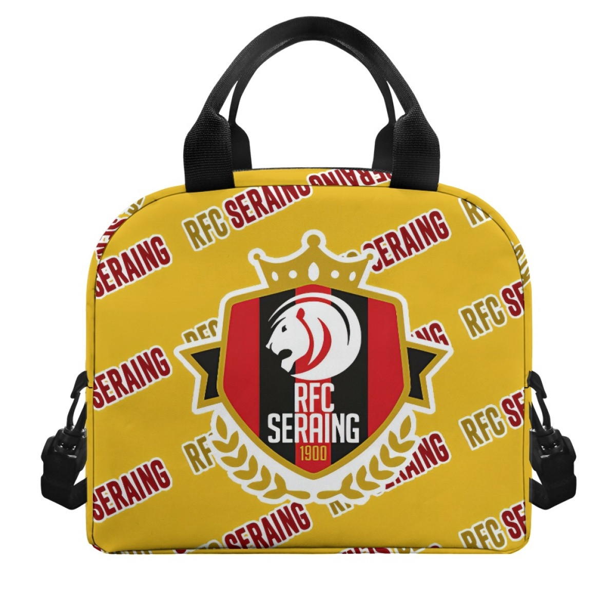 RFC Seraing Insulated Lunch Bag Box - Seraing Football Club Medley Monogram Wordmark