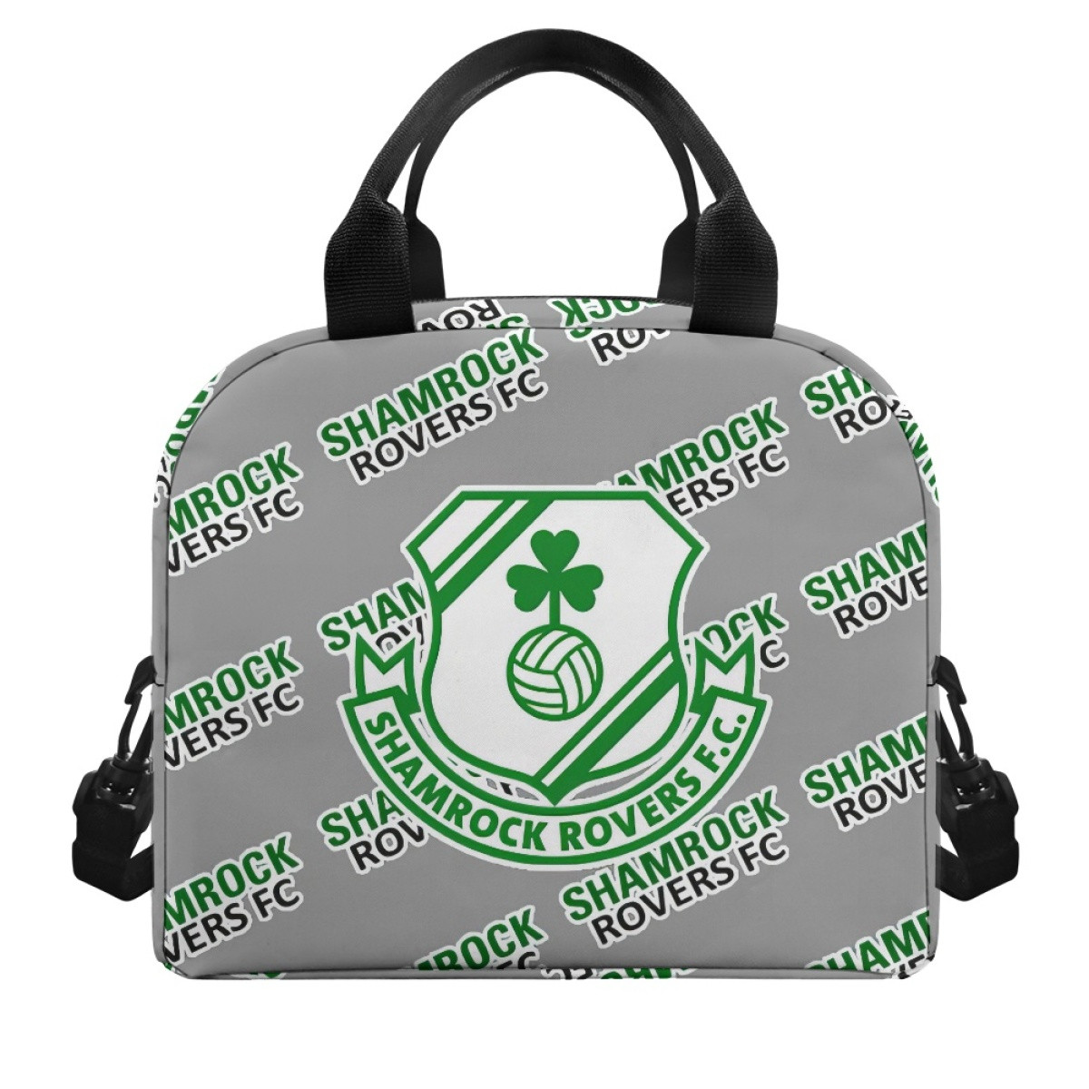 Shamrock Rovers FC Insulated Lunch Bag Box - Shamrock Football Club Medley Monogram Wordmark