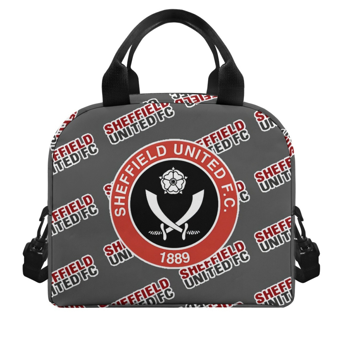Sheffield United FC Insulated Lunch Bag Box - Sheffield Football Club Medley Monogram Wordmark