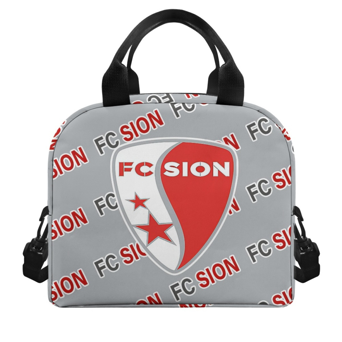 FC Sion Insulated Lunch Bag Box - Sion Football Club Medley Monogram Wordmark
