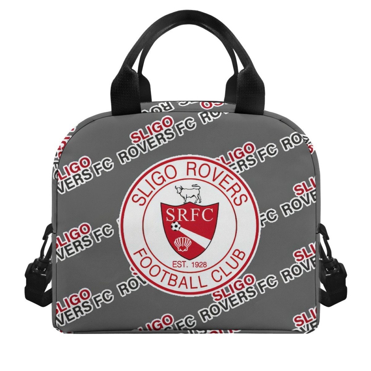 Sligo Rovers FC Insulated Lunch Bag Box - Sligo Football Club Medley Monogram Wordmark