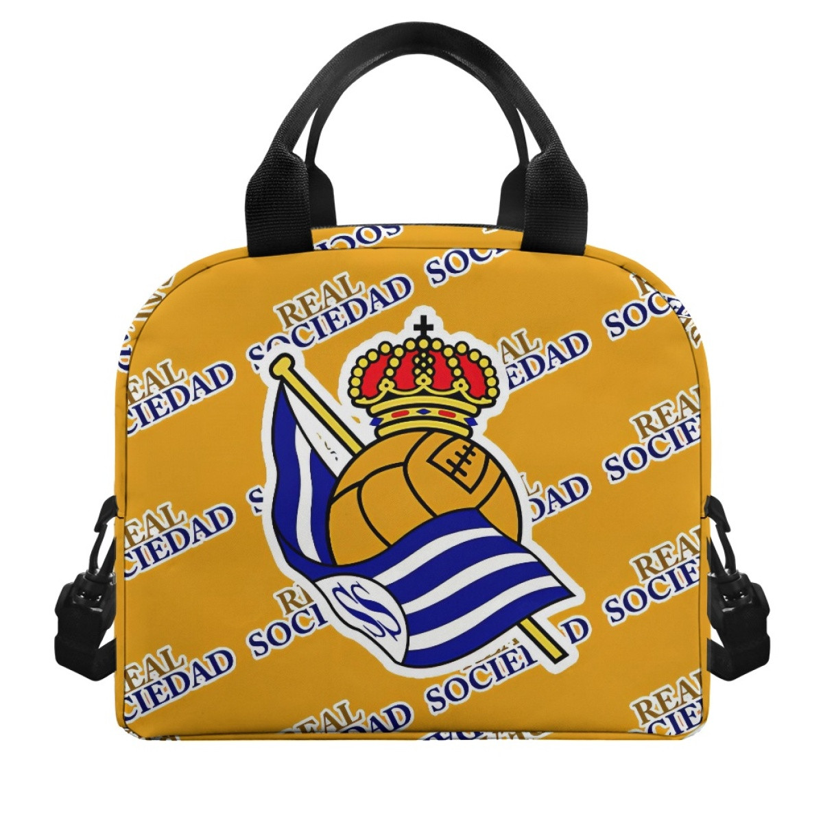 Real Sociedad Insulated Lunch Bag Box - Sociedad Football Club Medley Monogram Wordmark