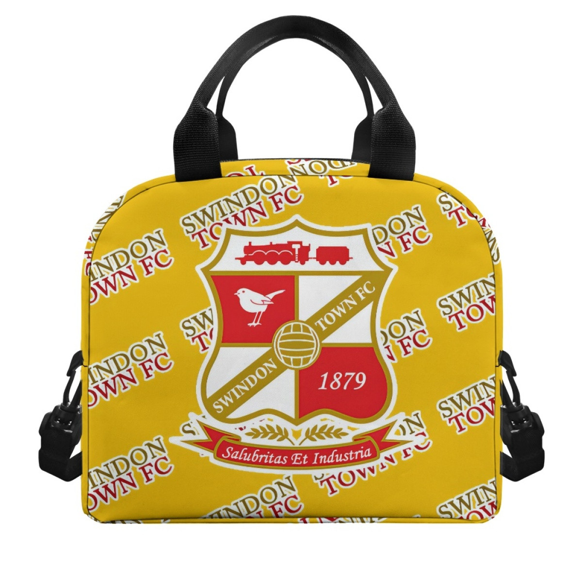 Swindon Town FC Insulated Lunch Bag Box - Swindon Football Club Medley Monogram Wordmark