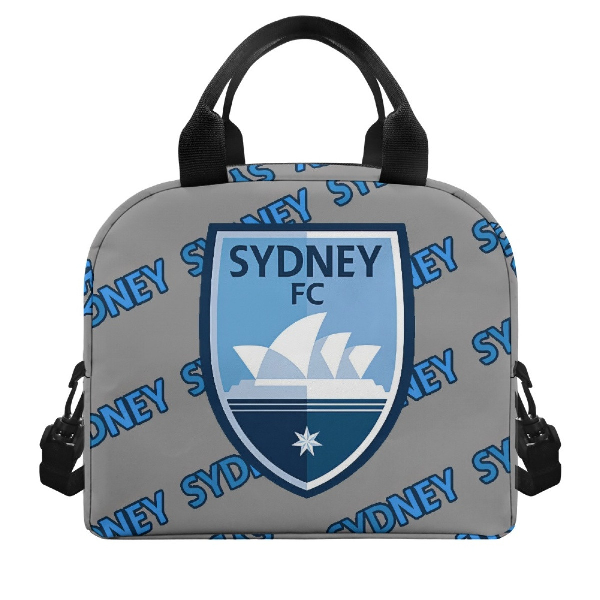 Sydney FC Insulated Lunch Bag Box - Sydney Football Club Medley Monogram Wordmark
