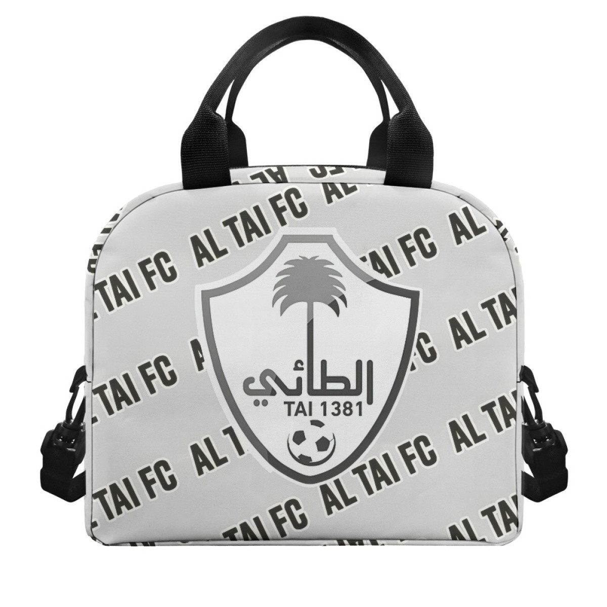 AL Tai FC Football Club Insulated Lunch Bag Box - Tai Football Club Medley Monogram Wordmark