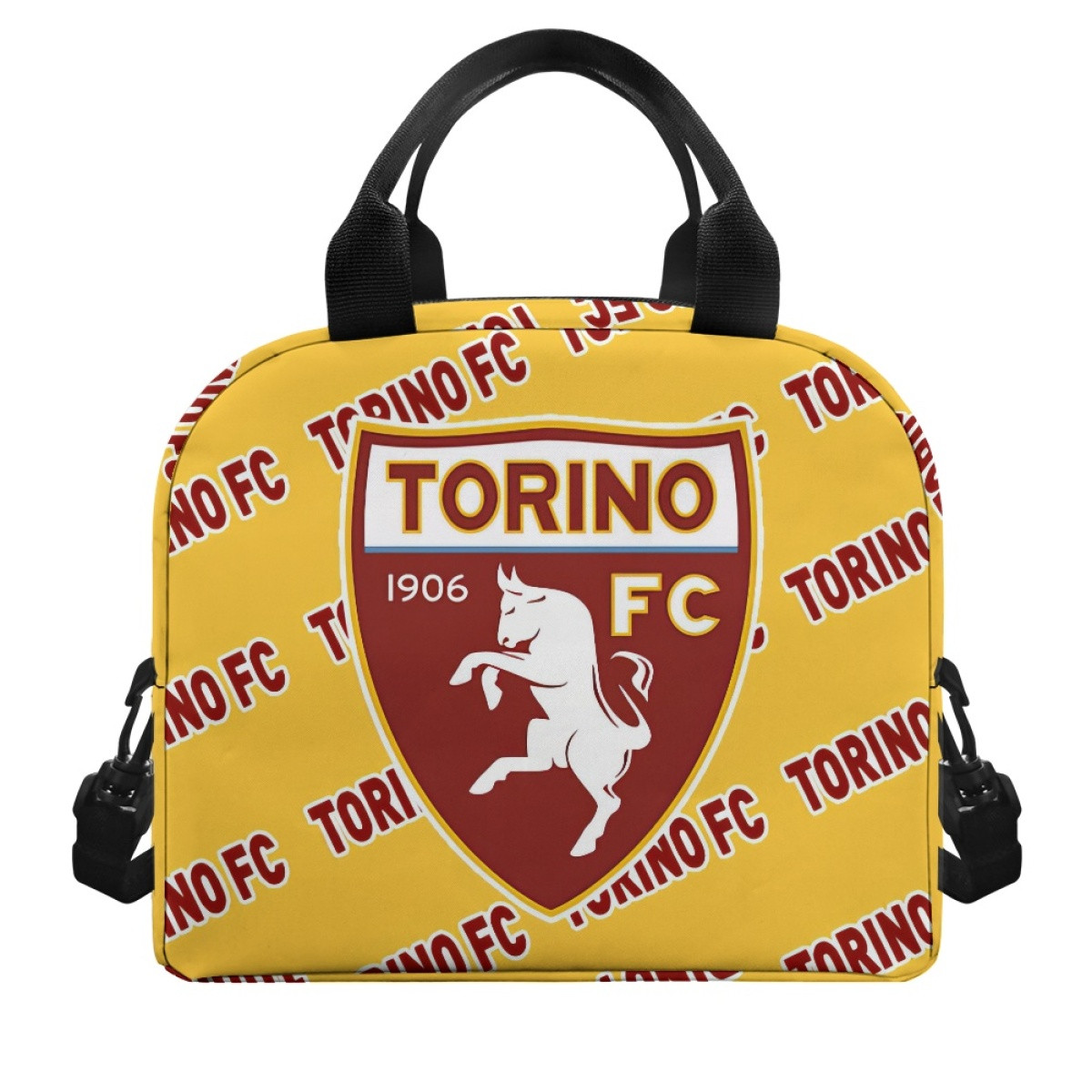 Torino FC Football Club Insulated Lunch Bag Box - Torino Football Club Medley Monogram Wordmark