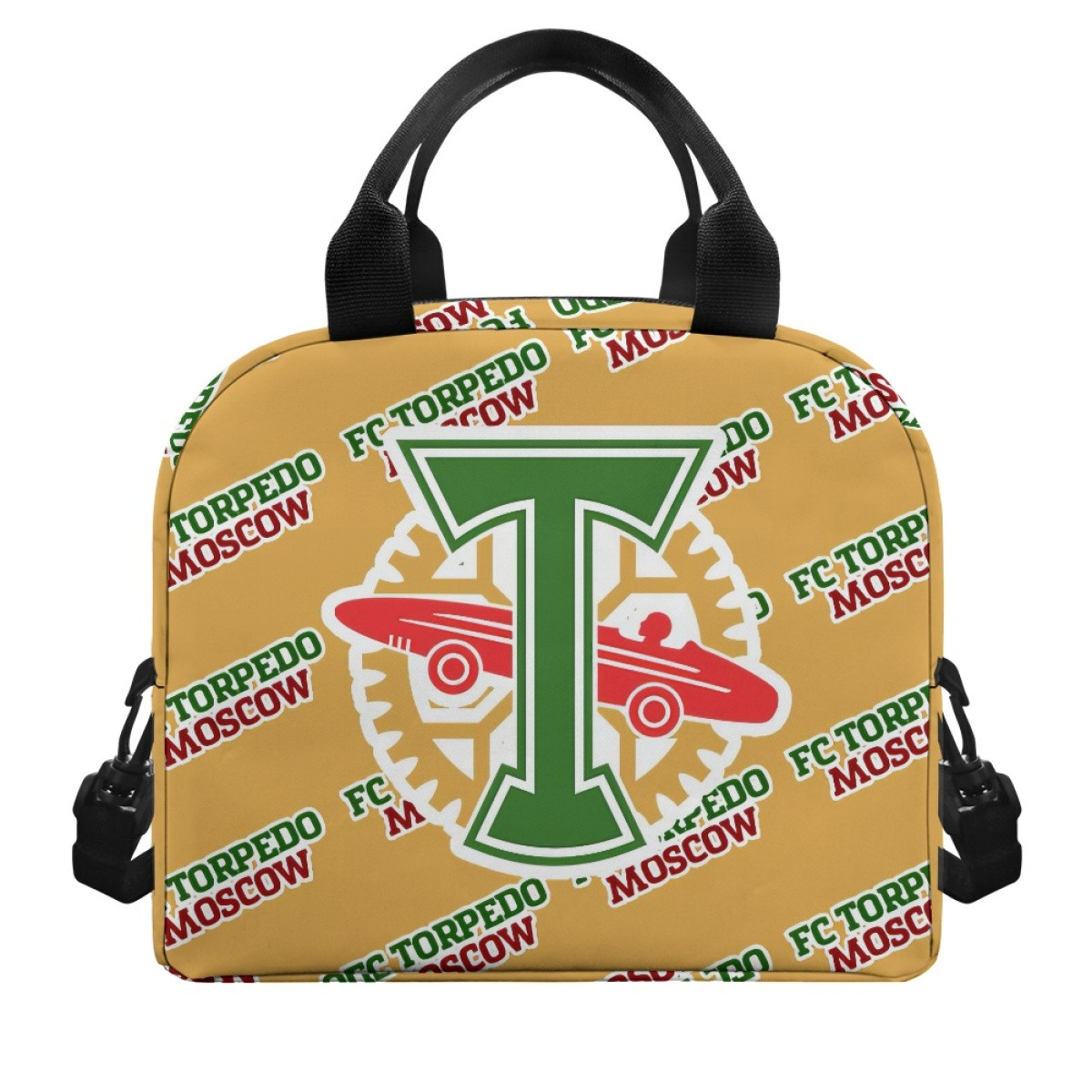 FC Torpedo Moscow Insulated Lunch Bag Box - Torpedo Football Club Medley Monogram Wordmark