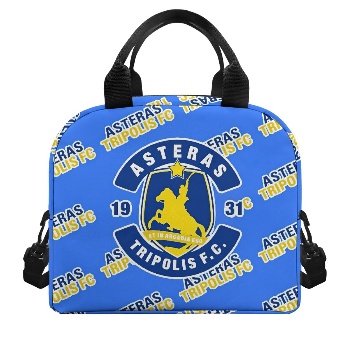 Asteras Tripolis FC Insulated Lunch Bag Box - Tripolis Football Club Medley Monogram Wordmark