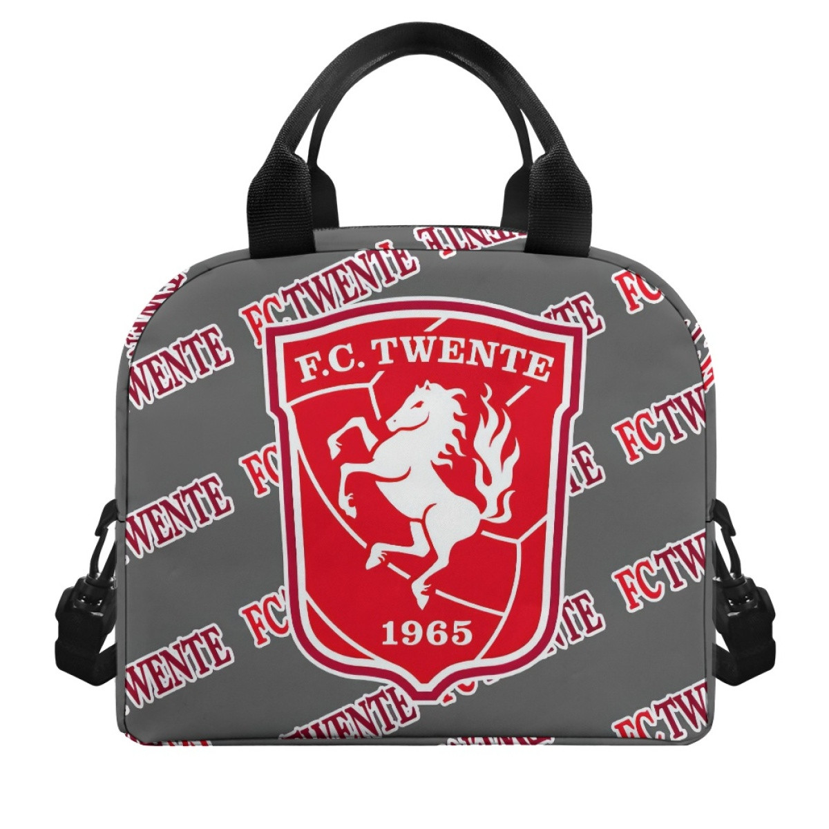 FC Twente Insulated Lunch Bag Box - Twente Football Club Medley Monogram Wordmark