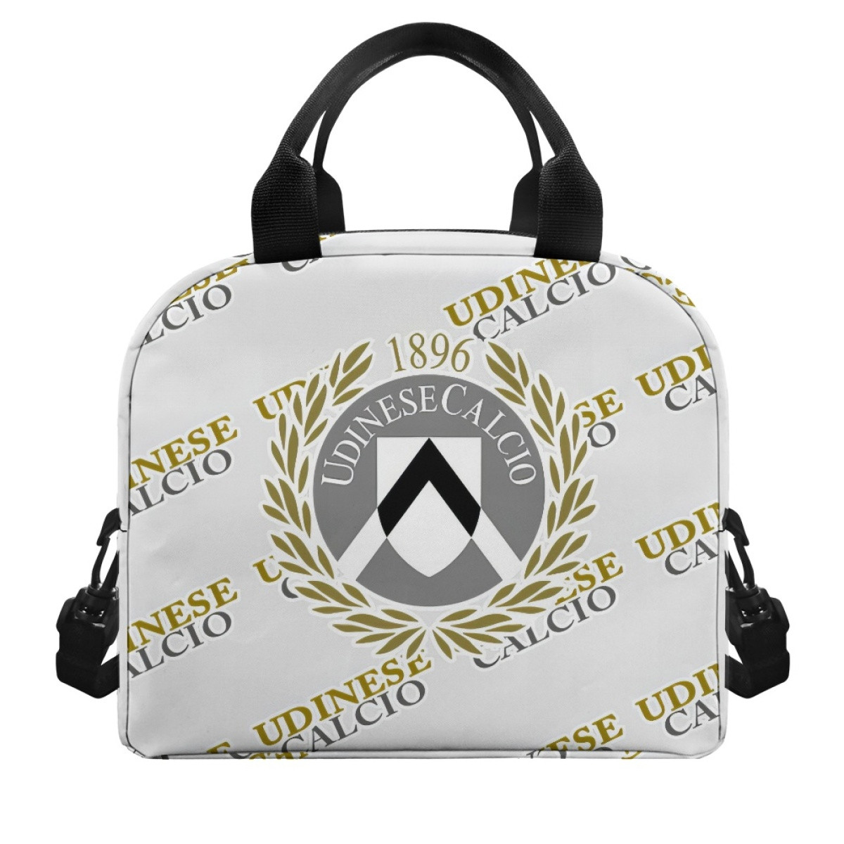 Udinese Calcio Football Club Insulated Lunch Bag Box - Udinese Football Club Medley Monogram Wordmark