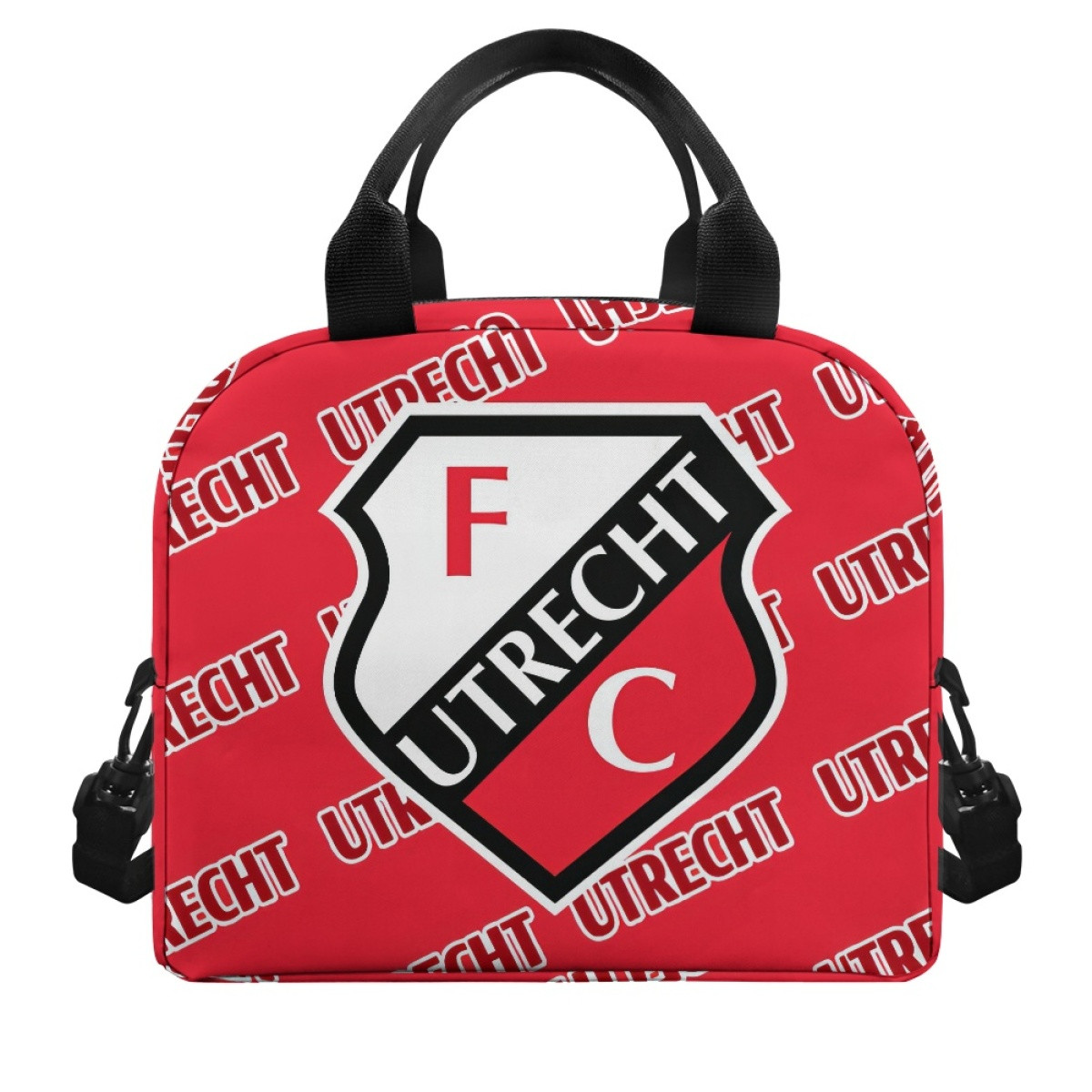 FC Utrecht Insulated Lunch Bag Box - Utrecht Football Club Medley Monogram Wordmark